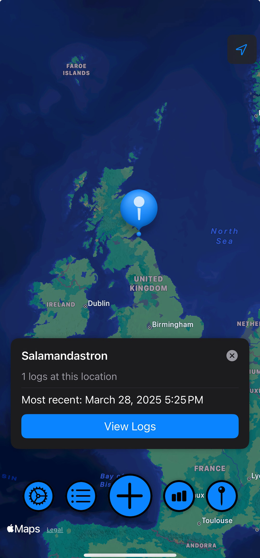 LogALog App Screenshot